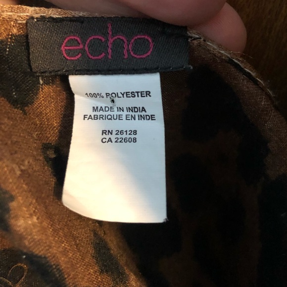 Scarf, imitation silk - Picture 5 of 5